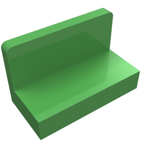 Panel 1 x 2 x 1 [Rounded Corners]