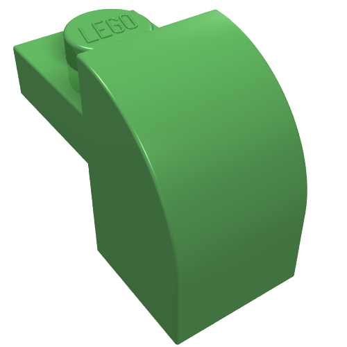 Brick Curved 1 x 2 x 1 1/3 with Curved Top