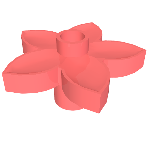 Flower with 1 Top Stud