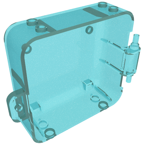 Pod Square 3 x 8 x 6 2/3 - Male