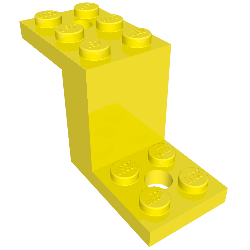 Bracket 5 x 2 x 2 1/3 with Inside Stud Holder