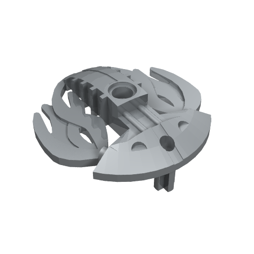 Bionicle Weapon 5 x 5 Shield with Flames Twin