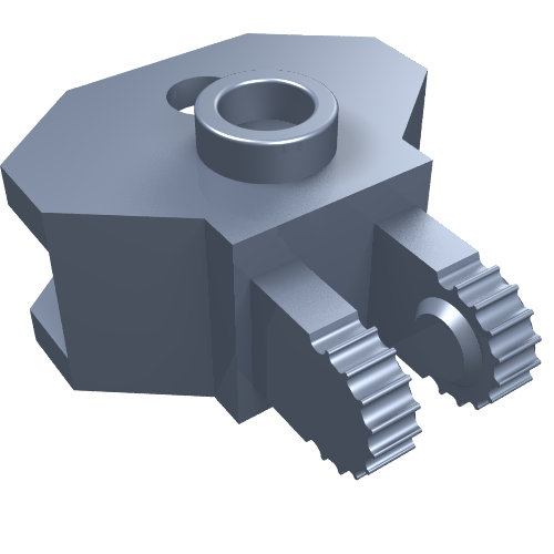 Hinge 1 x 2 Locking with 2 Fingers and Towball Socket