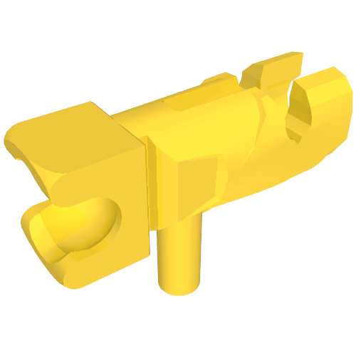 Minifig Gun Blaster / Shooter / Fire Nozzle Mini with Towball Socket