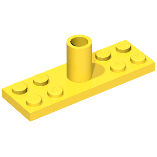 PLATE 2X6 FOR POLE W/ 3.2 SHAFT
