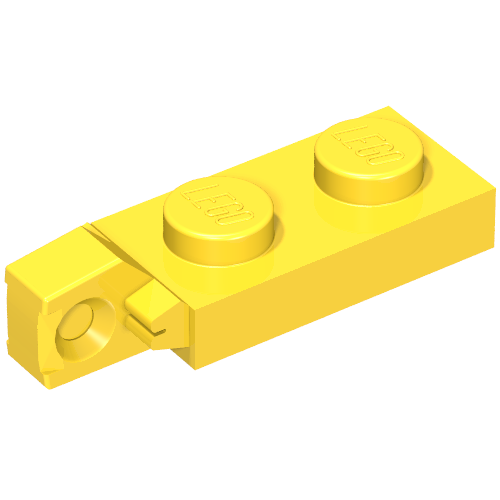 Hinge Plate 1 x 2 Locking with 1 Finger On End, without Groove
