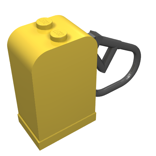Fabuland Fuel Pump with Black Hose (Complete Assembly)
