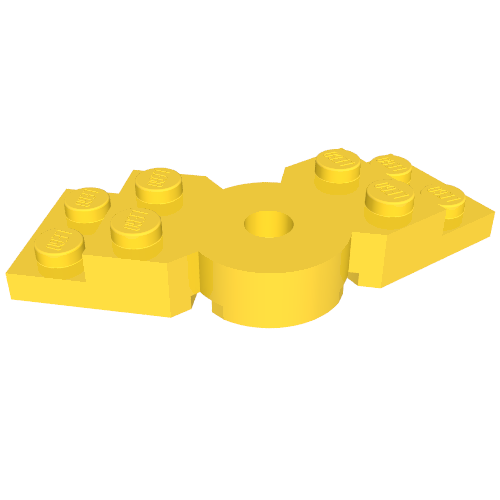 Plate Angled 2 x 2 with Step and Hole in Center