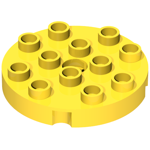 Duplo, Plate Round 4 x 4