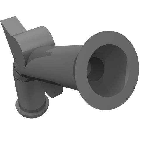 Minifig Flintlock Pistol