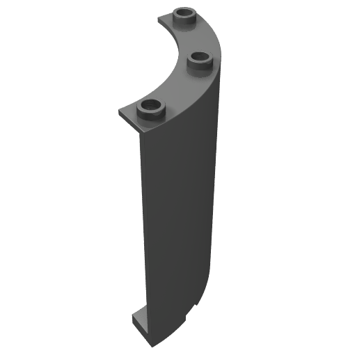 Panel 4 x 4 x 6 Quarter Cylinder