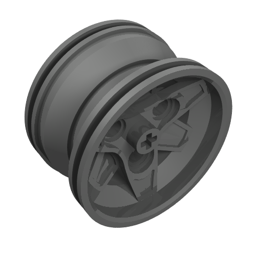 Wheel 43.2 x 26 Technic Racing Small with 3 Pinholes