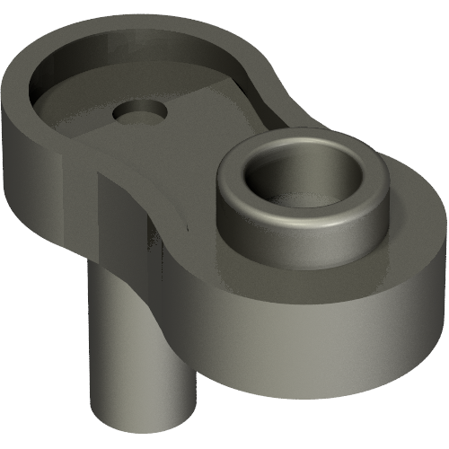 Connector 3 Bar, 120 deg, Stud on Both Sides