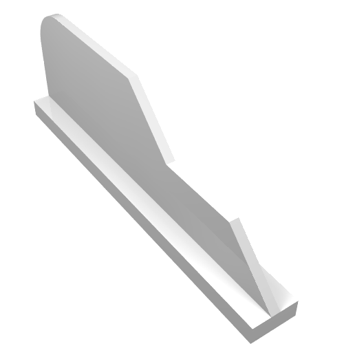 RUDDER 1X8 W.SHAPE