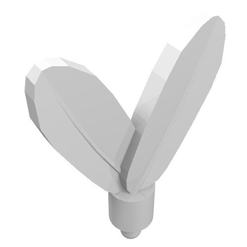 Minifig Plume / Feathers with Pin
