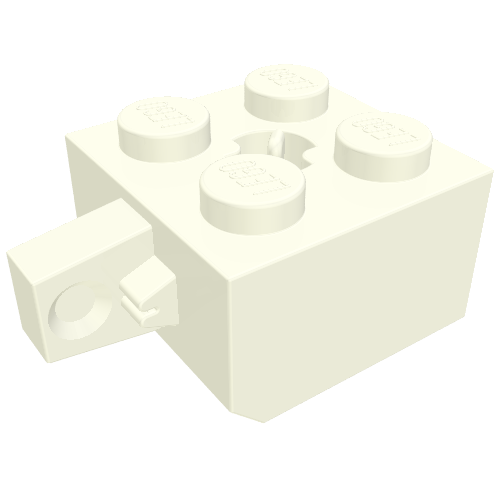 Hinge Brick 2 x 2 Locking with 1 Finger Vertical and Axle Hole [X Opening]