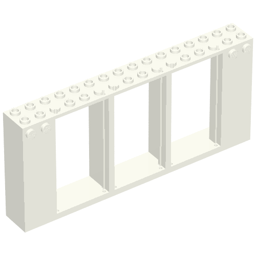 FRAME 2X16X6, W/ KNOBS