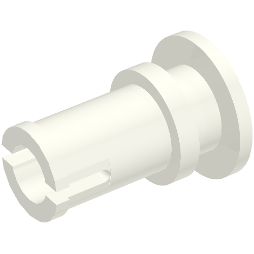 Technic Pin without Friction Ridges Lengthwise and Foil Connector