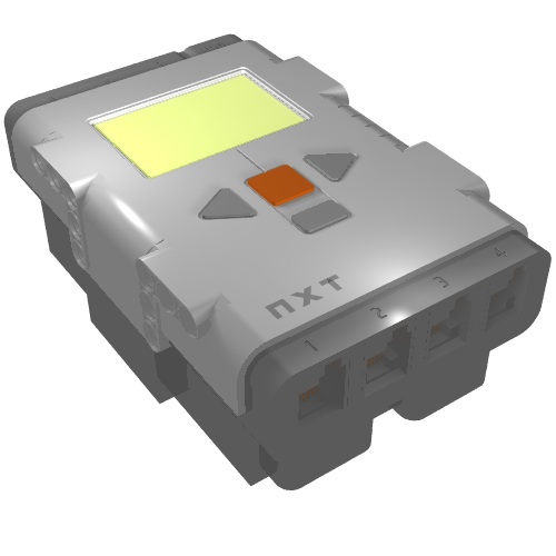 Mindstorms NXT - Complete Brick with Dark Bluish Gray Base