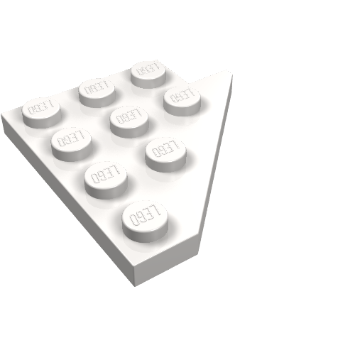 Wedge Plate 4 x 4 Wing Left