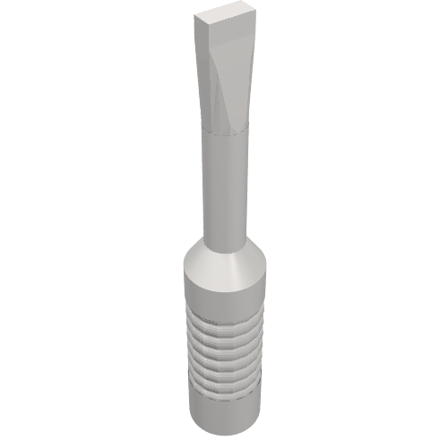 Minifig Tool Screwdriver  - Narrow Head