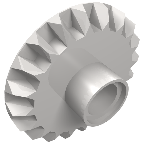 Technic, Gear 20 Tooth Bevel with Pin Hole