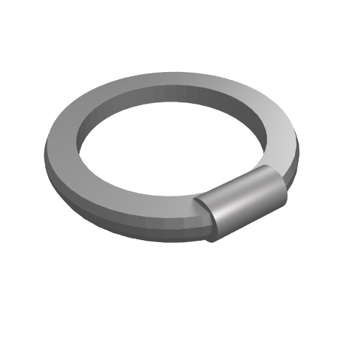 Minifig, Weapon Hoop Blade / Chakram