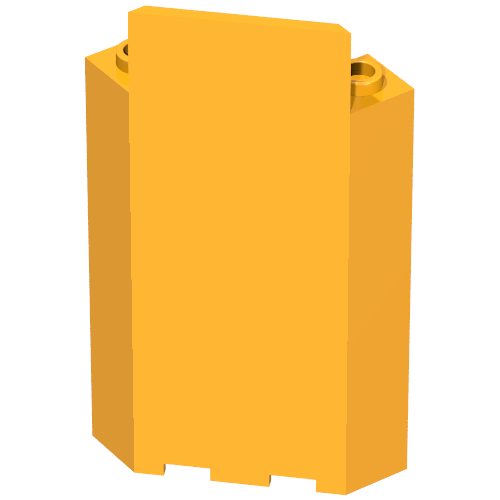 Panel 3 x 3 x 6 Corner Wall without Bottom Indentations