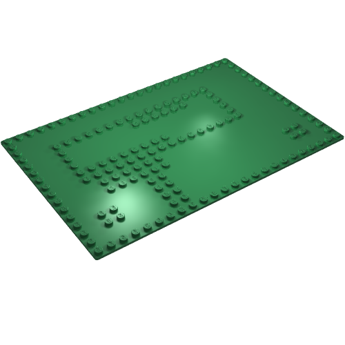 Baseplate 16 x 24 with Set 080 Small White House Print