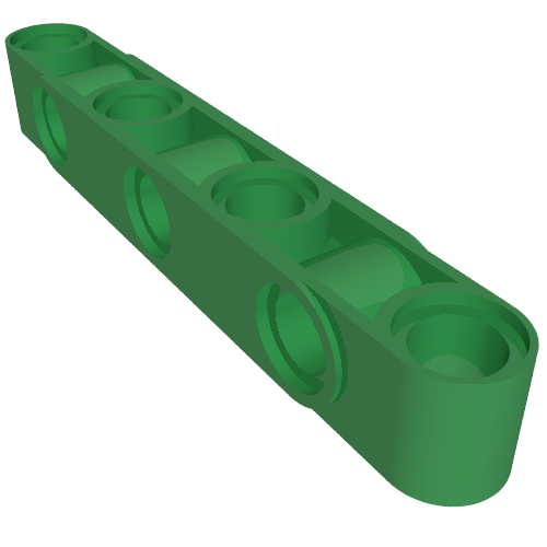 Technic Beam 1 x 7 Thick with Alternating Holes