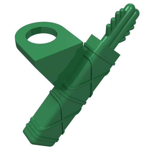 Minifig Arrow Quiver