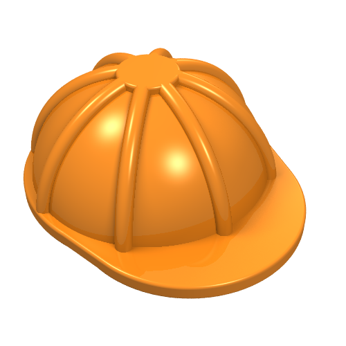 Minifig Construction Helmet