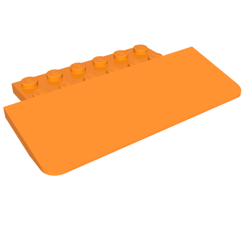 Slope 8 x 5 x 2/3 with 2 x 6 Studs