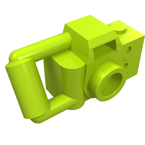 Minifig Camera Handheld with Central Viewfinder