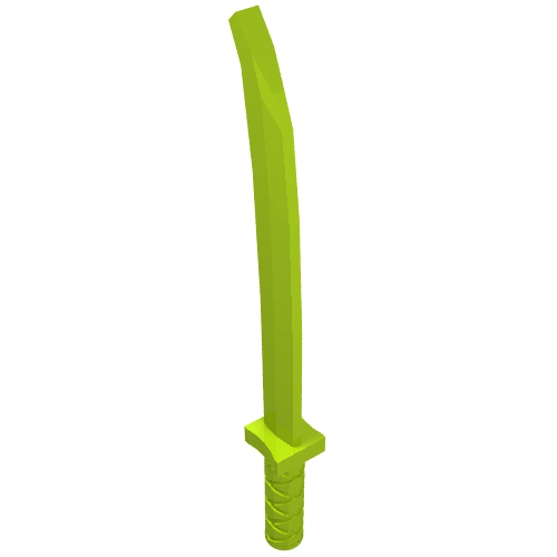 Minifig Sword Shamshir [Square Guard]