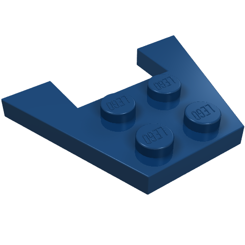 Wedge Plate 3 x 4 without Stud Notches