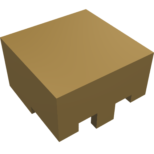 Minifig Helmet Rectangular (Minecraft)