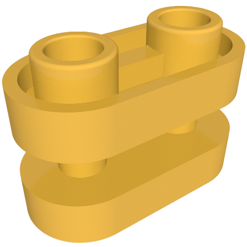 Brick Special 1 x 2 Rounded  with Center Bars