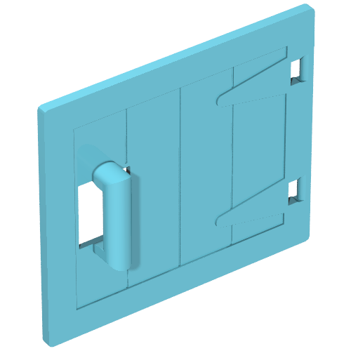 Duplo Wooden Lid / Door