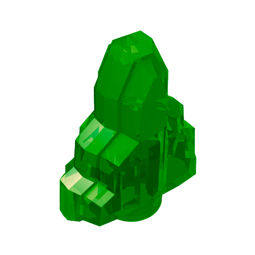 Rock 1 x 2 Crystal Stepped