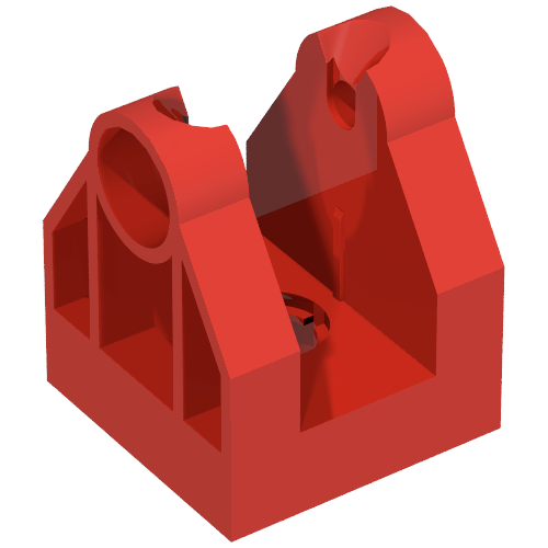 Duplo Train Crossing Gate Base / Crane Base with Bottom Hole
