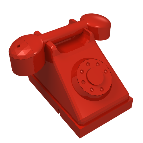 Fabuland Telephone - Complete Assembly