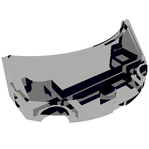 Windscreen 2 x 4 Half Dome