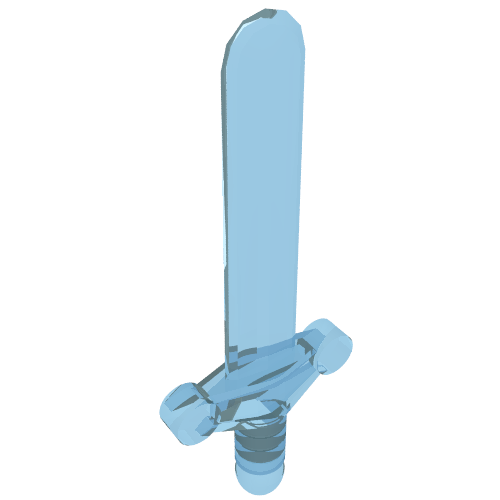 Minifig Sword [Shortsword, Elaborate Hilt]