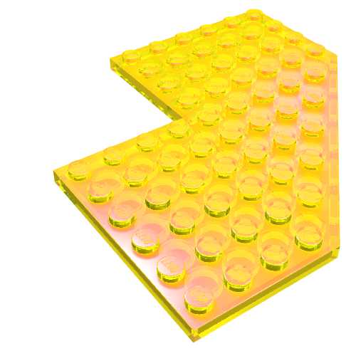 Plate Angled 10 x 10 without Corner