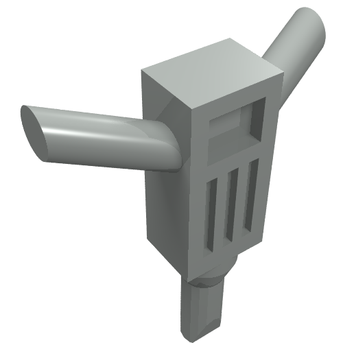 Minifig Motor Hammer (Jackhammer)