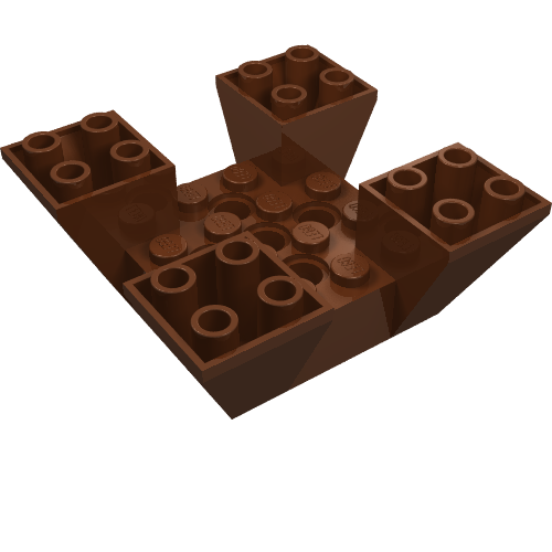 Slope Inverted 65° 6 x 6 x 2 Quad with Cutouts