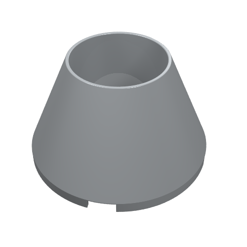 Cone 4 x 4 x 2 Hollow No Studs