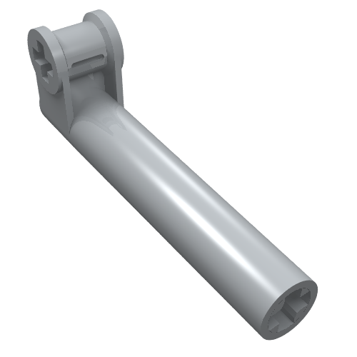 Technic Axle and Pin Connector Perpendicular with Extension