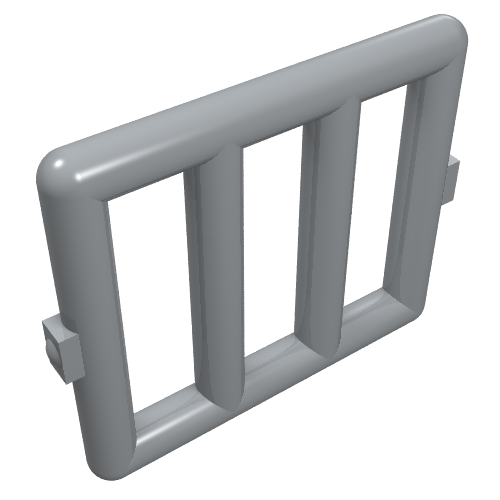 Bar 1 x 4 x 3 Window [Side Tabs]
